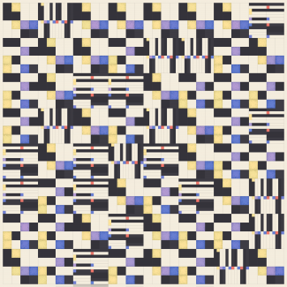 Tapestry with purple